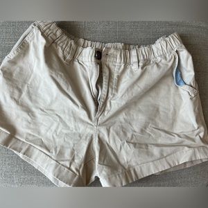 Chubbies shorts, 4” inseam, light khaki